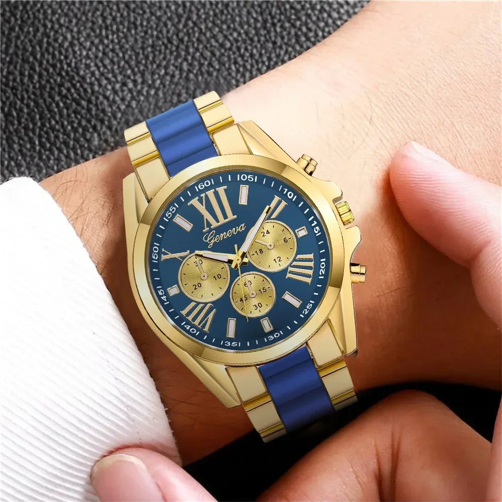 Classic Luxury Men’s Stainless Steel Watch – Elegant Design