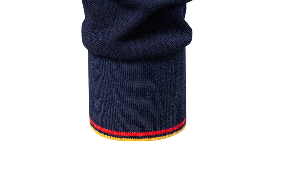 Men’s Sweater AIOPESON – Long Sleeve Mock Neck Cotton Blend with Luxury Touch