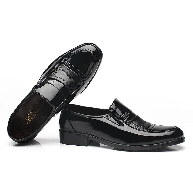 Men’s Dress Shoes – Classic Slip-On Formal Loafers for Business & Wedding