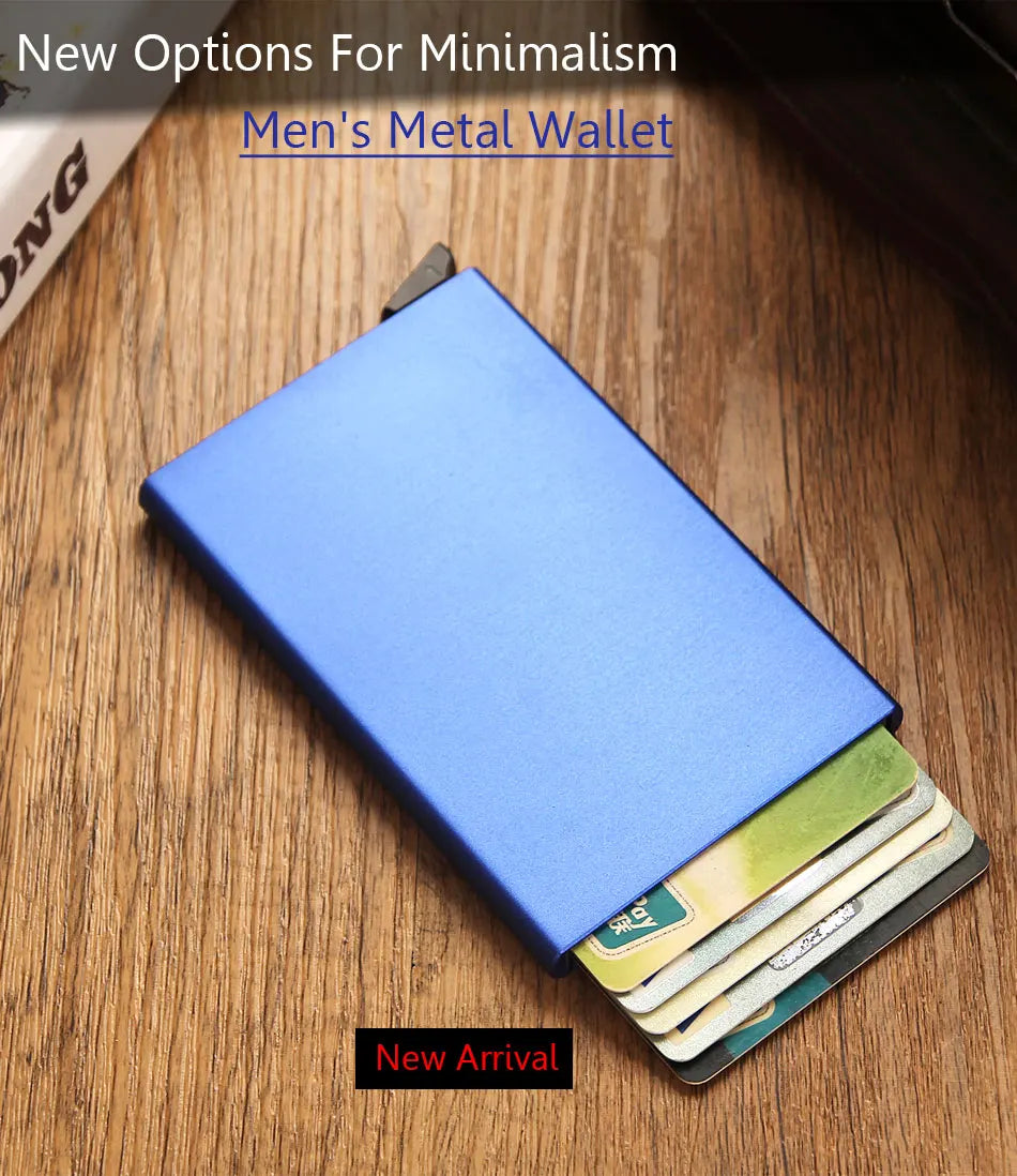 Smart Wallet – Slim Metal Card Holder for Men & Women