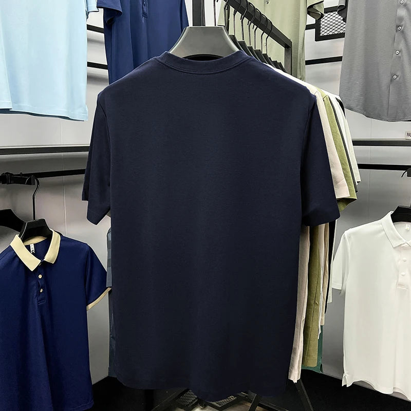 Men’s Silky Cotton T-Shirt – Breathable, Stylish & Comfortable Summer Wear