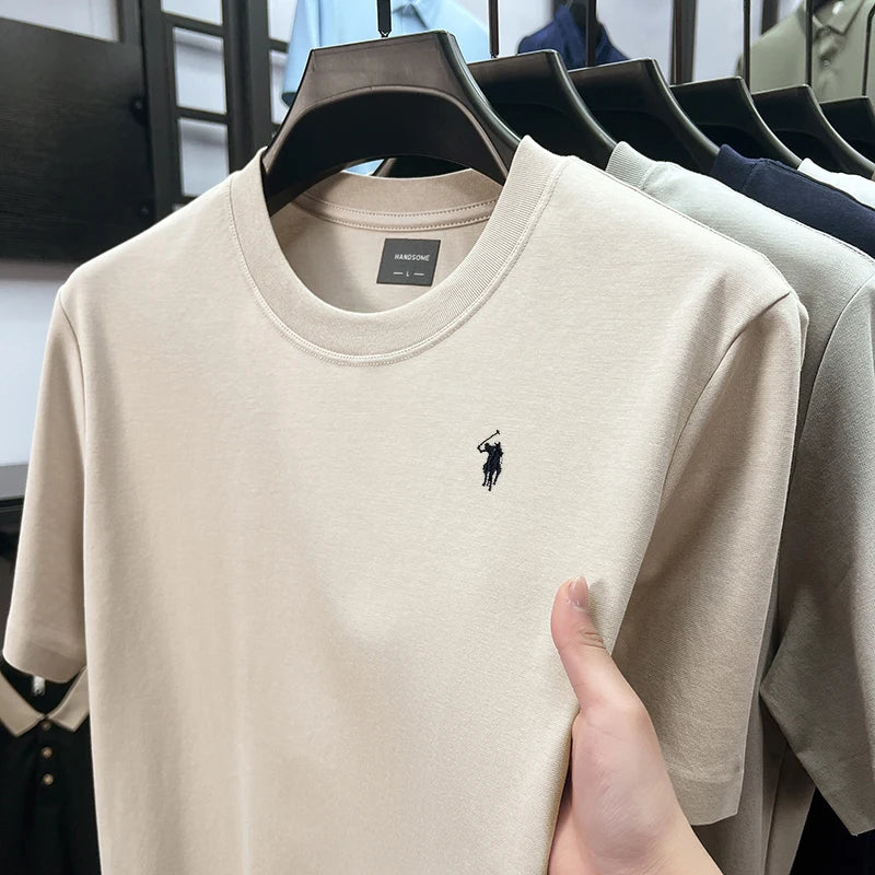 Men’s Silky Cotton T-Shirt – Breathable, Stylish & Comfortable Summer Wear