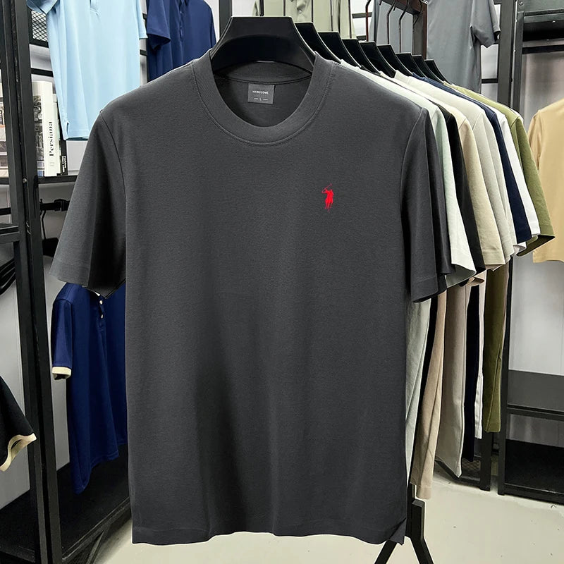 Men’s Silky Cotton T-Shirt – Breathable, Stylish & Comfortable Summer Wear