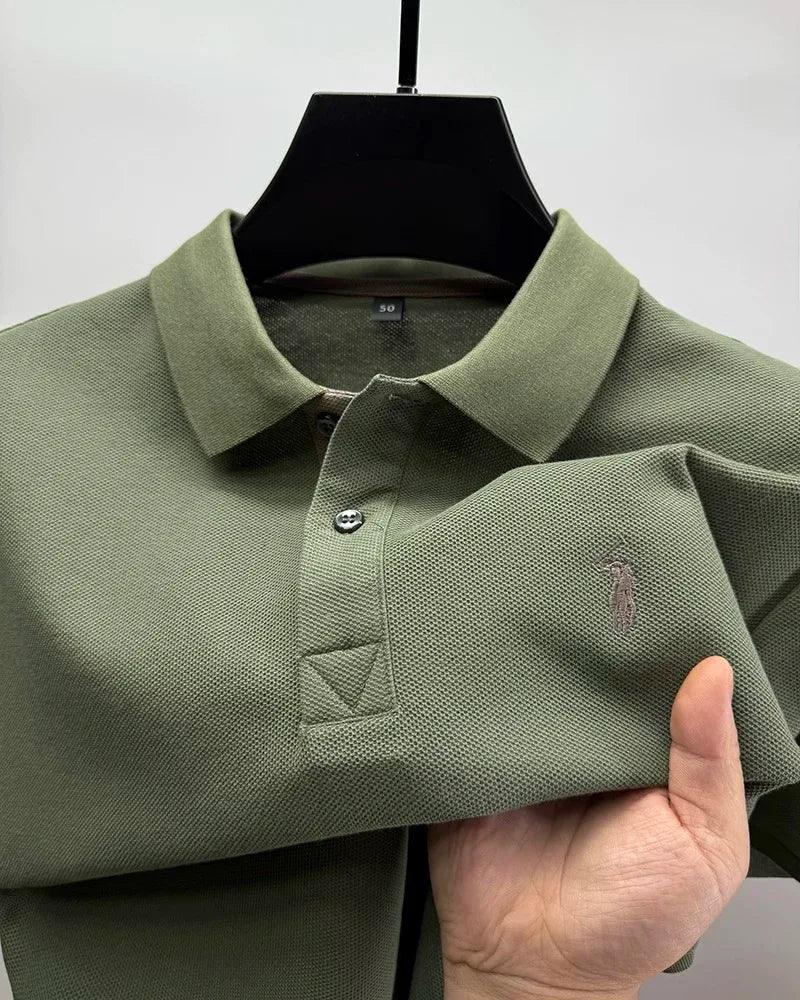 Men’s Cotton Polo with Embroidery