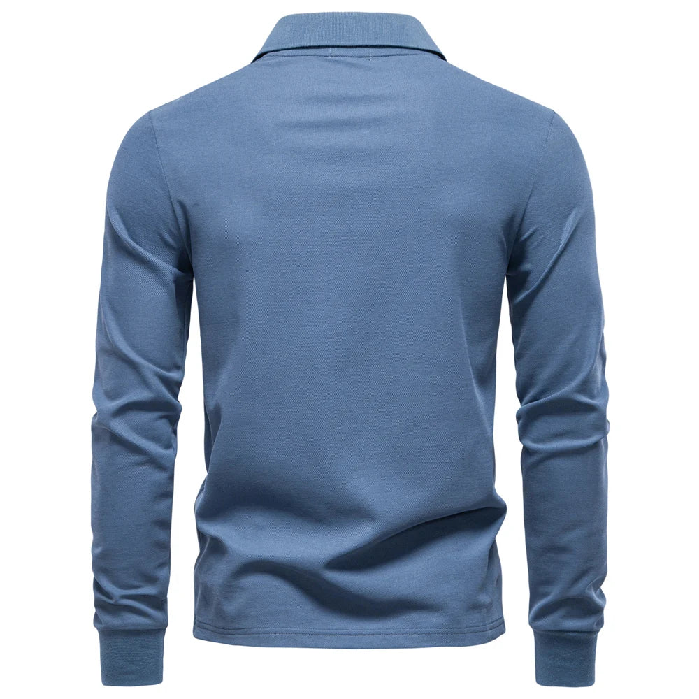 Men’s Sweater AIOPESON – Long Sleeve Business Casual Cotton Blend