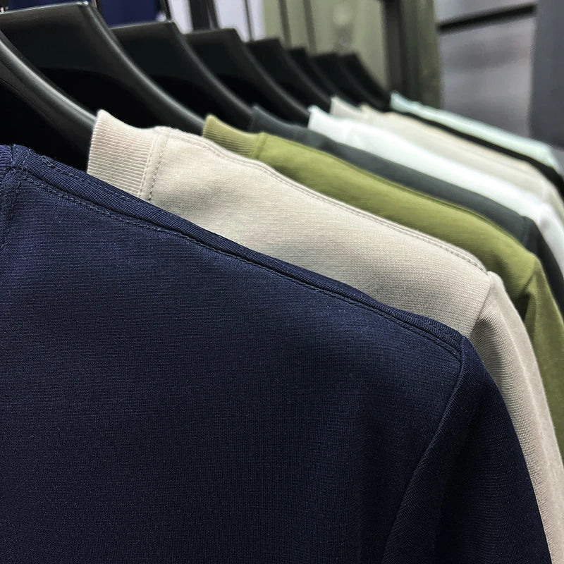 Men’s Silky Cotton T-Shirt – Breathable, Stylish & Comfortable Summer Wear