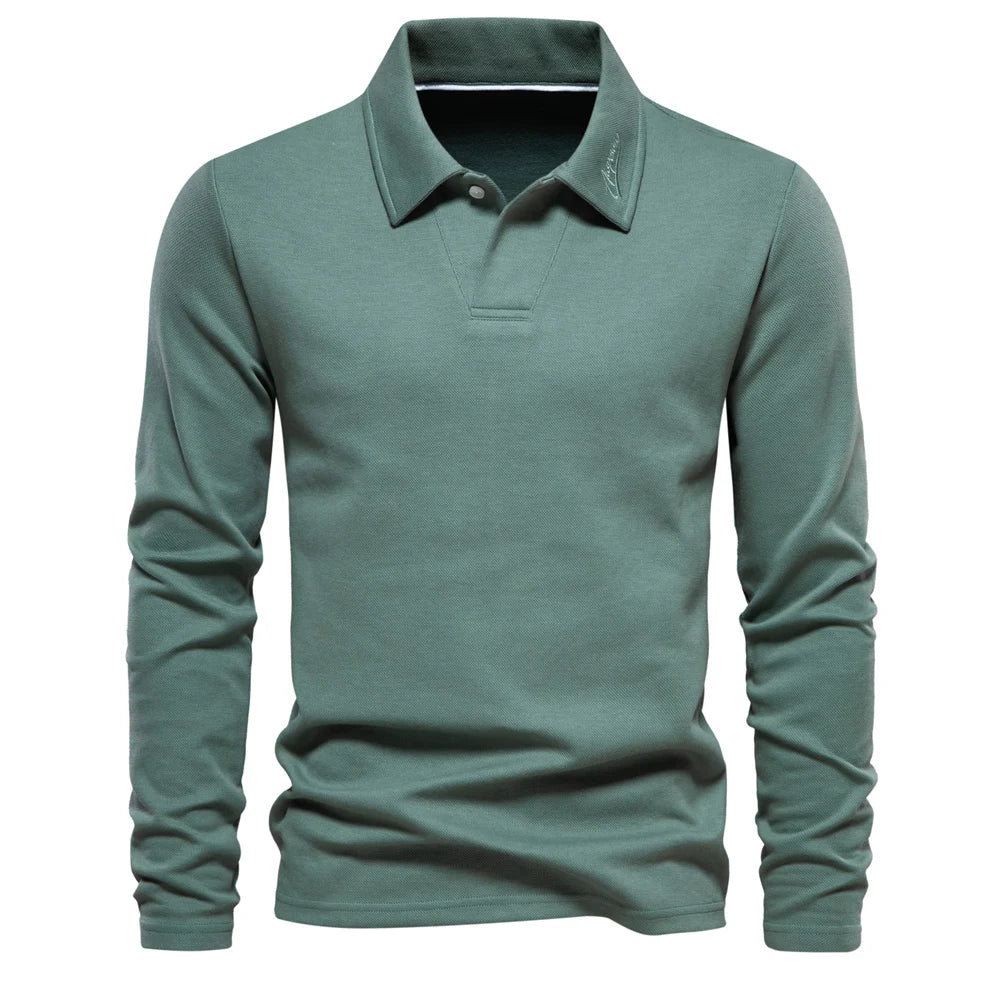 Men’s Embroidered Polo Shirt – Casual Luxury Golf & Social Wear