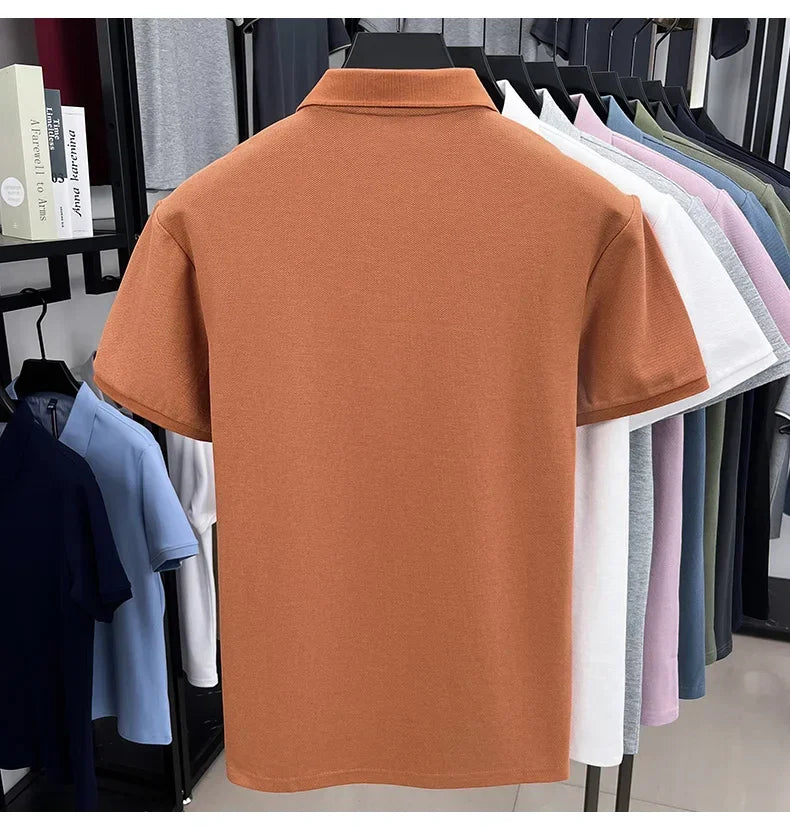 Men’s Cotton Polo with Embroidery