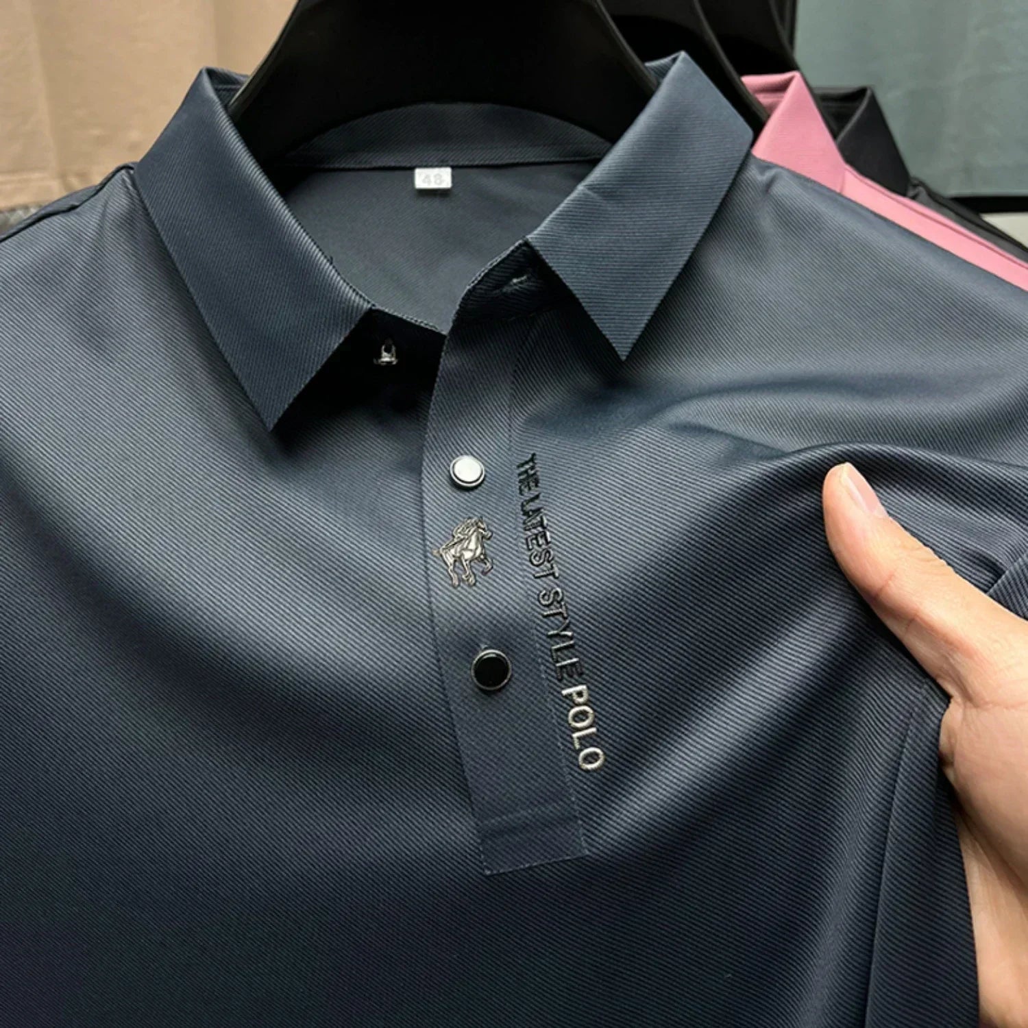 Ice Silk Premium Polo Shirt – Casual & Business