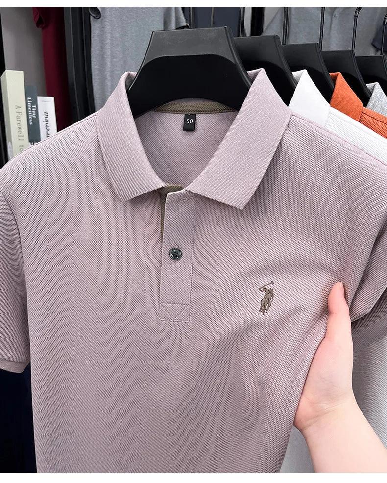Men’s Cotton Polo with Embroidery