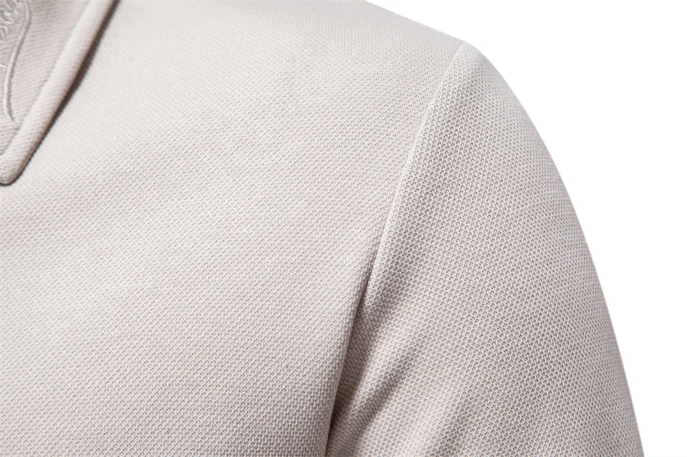 Men’s Embroidered Polo Shirt – Casual Luxury Golf & Social Wear