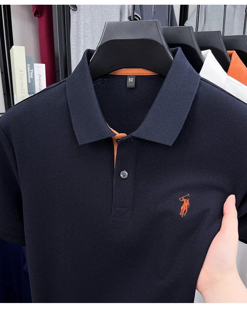 Men’s Cotton Polo with Embroidery