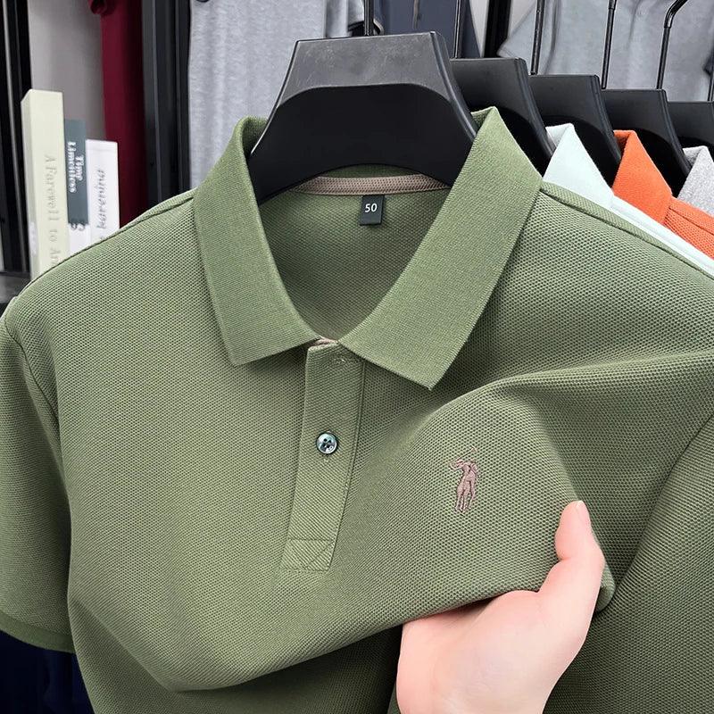 Men’s Cotton Polo with Embroidery
