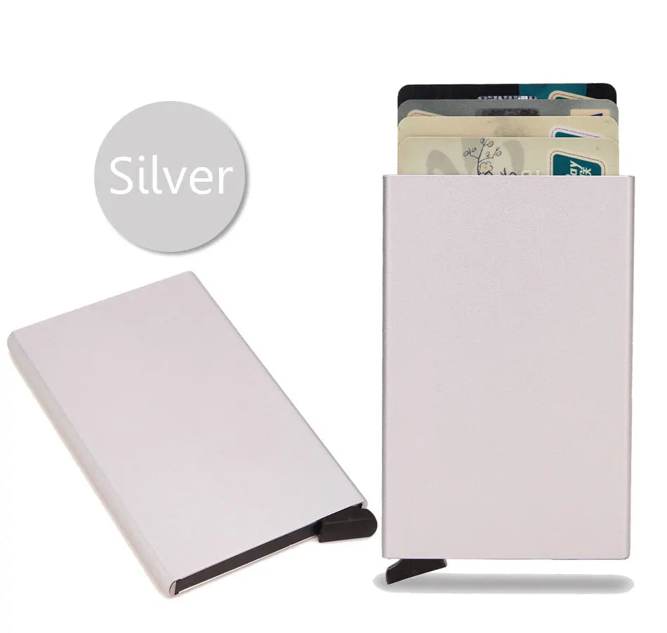 Smart Wallet – Slim Metal Card Holder for Men & Women