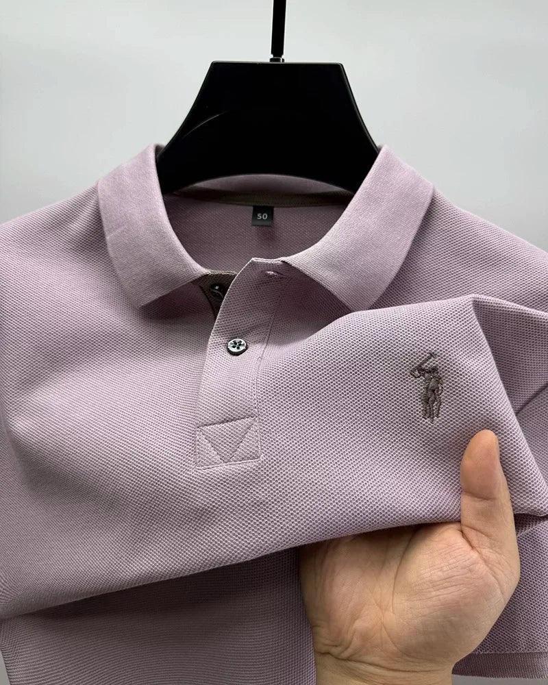 Men’s Cotton Polo with Embroidery