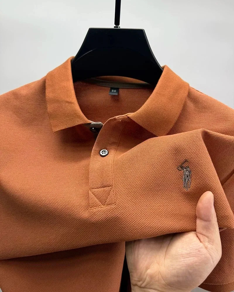 Men’s Cotton Polo with Embroidery