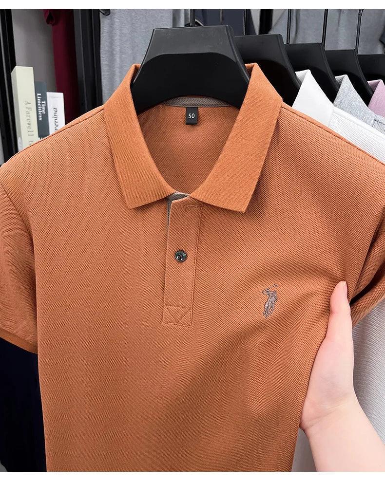 Men’s Cotton Polo with Embroidery