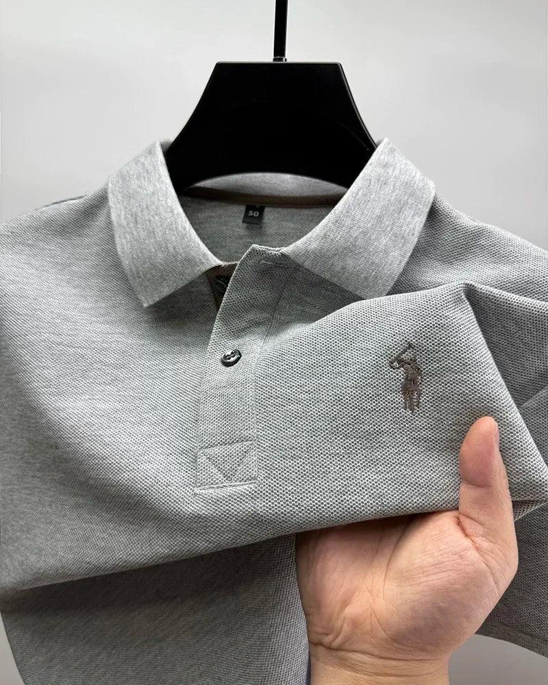 Men’s Cotton Polo with Embroidery