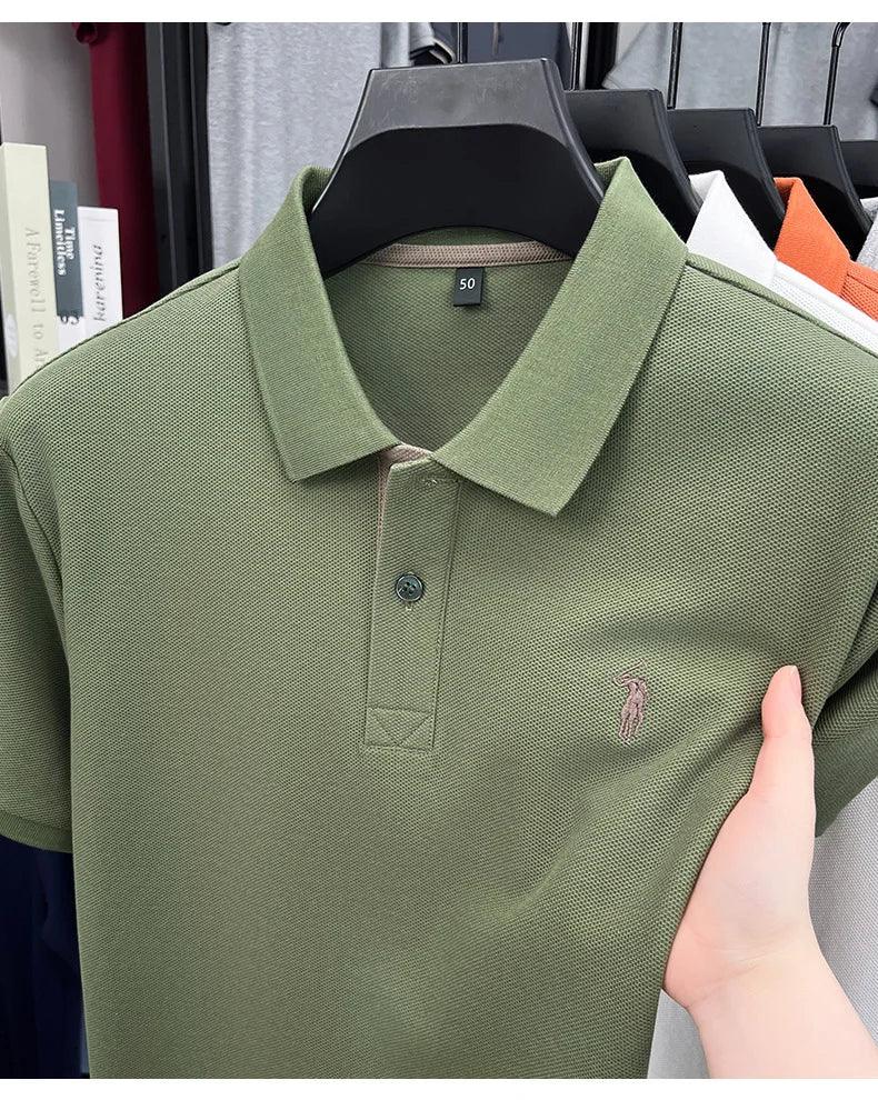 Men’s Cotton Polo with Embroidery