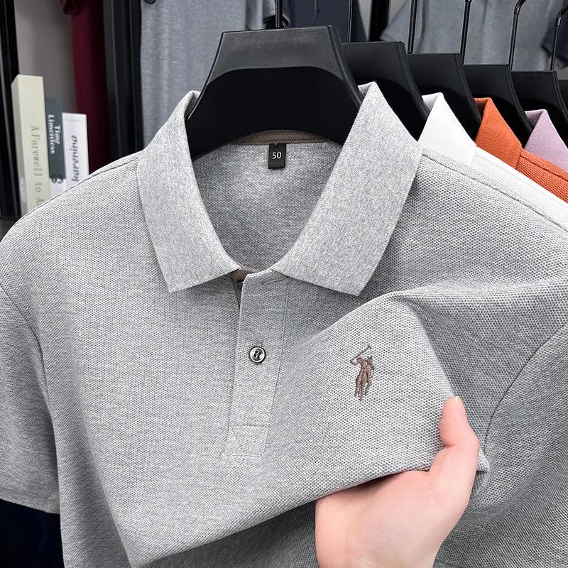 Men’s Cotton Polo with Embroidery