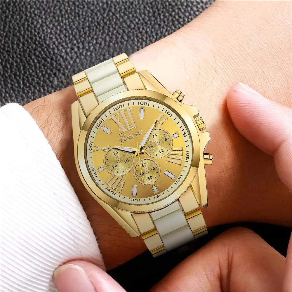 Classic Luxury Men’s Stainless Steel Watch – Elegant Design