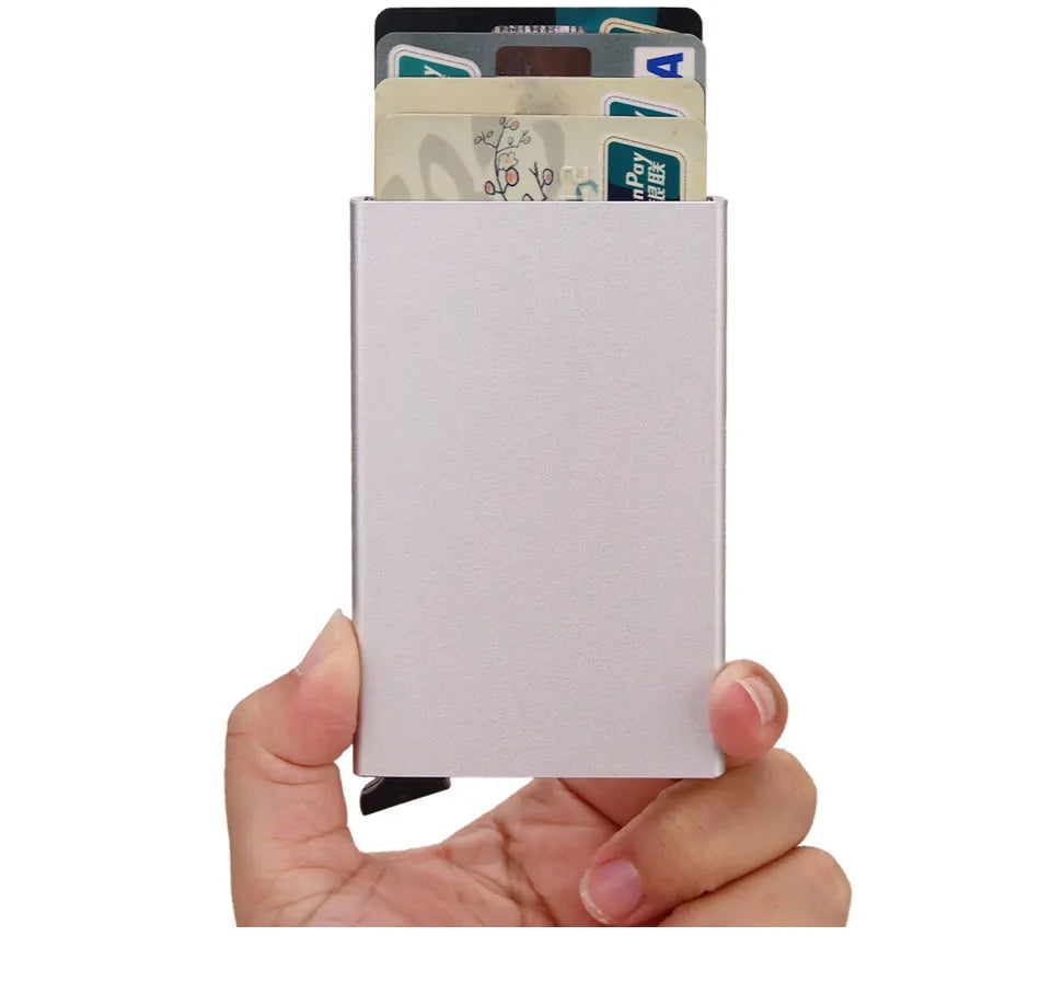 Smart Wallet – Slim Metal Card Holder for Men & Women