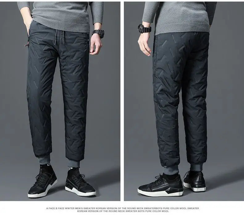 Winter Lambswool Warm Pants – Men’s Fleece Joggers