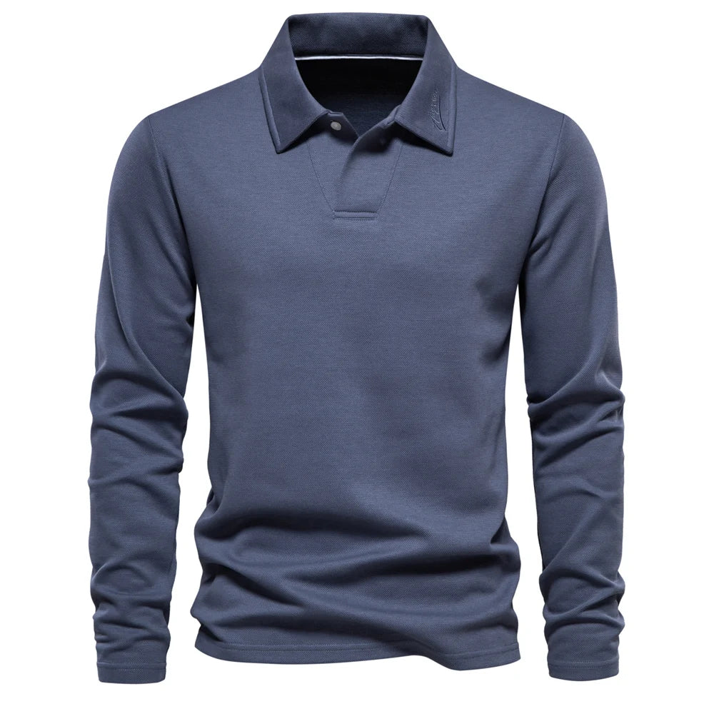 Men’s Embroidered Polo Shirt – Casual Luxury Golf & Social Wear