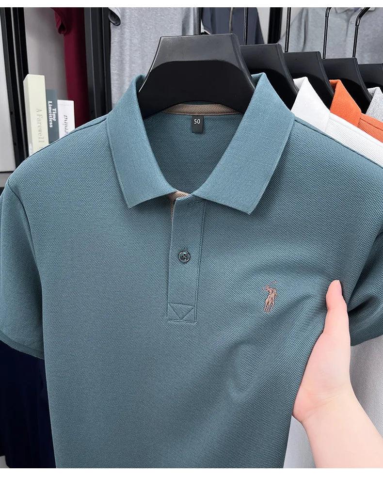 Men’s Cotton Polo with Embroidery