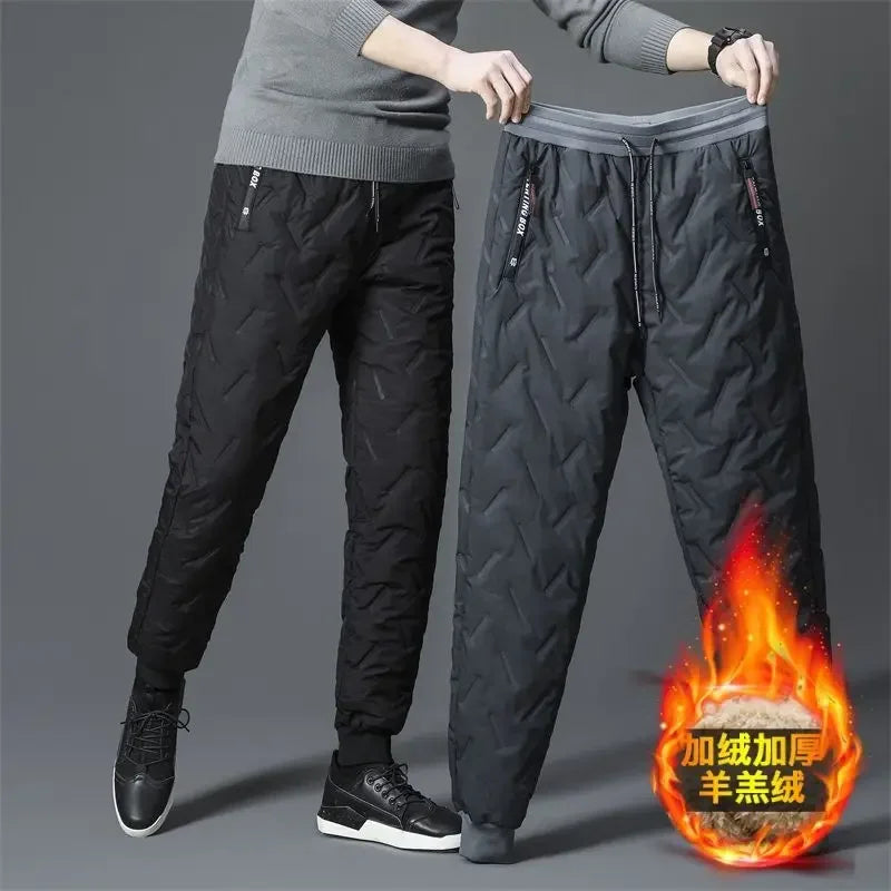 Winter Lambswool Warm Pants – Men’s Fleece Joggers