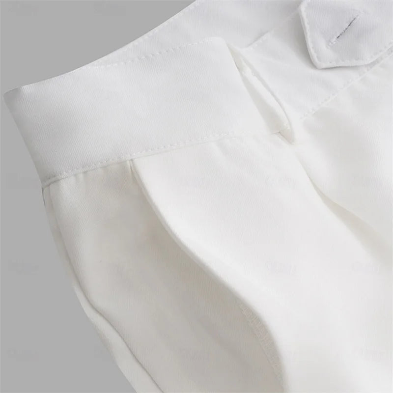 Men’s Classic Fit Dress Pants – Business Casual Straight Trousers