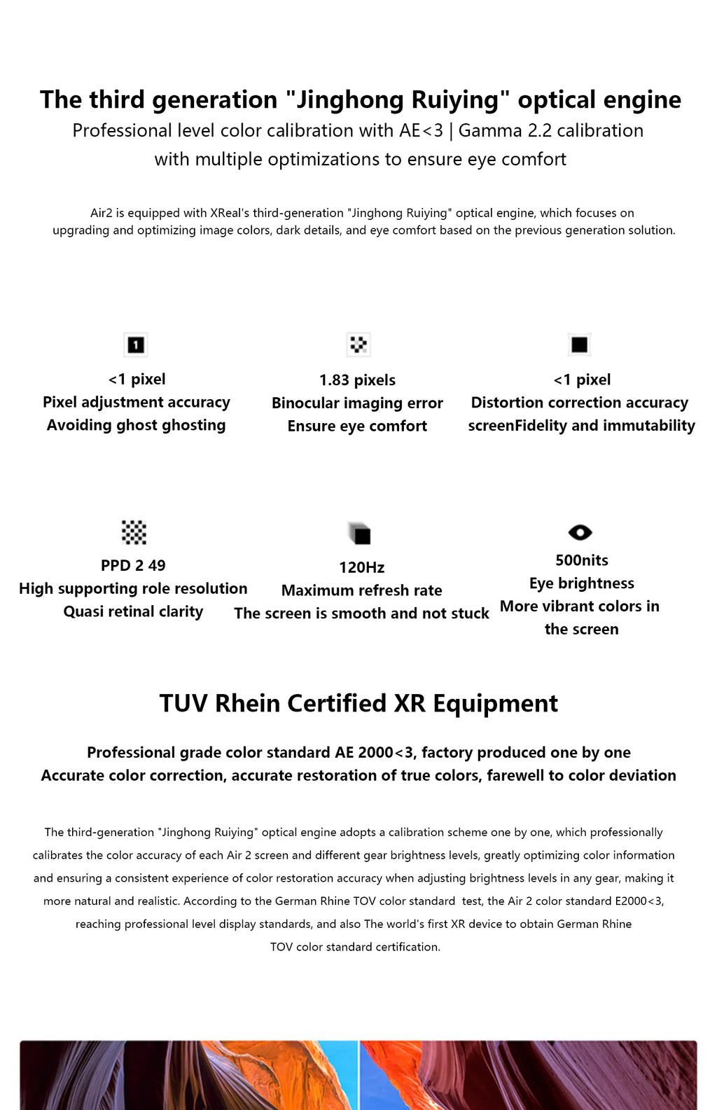 XREAL Air 2 AR Glasses – Massive 130" Full HD Screen, Lightweight & Comfortable