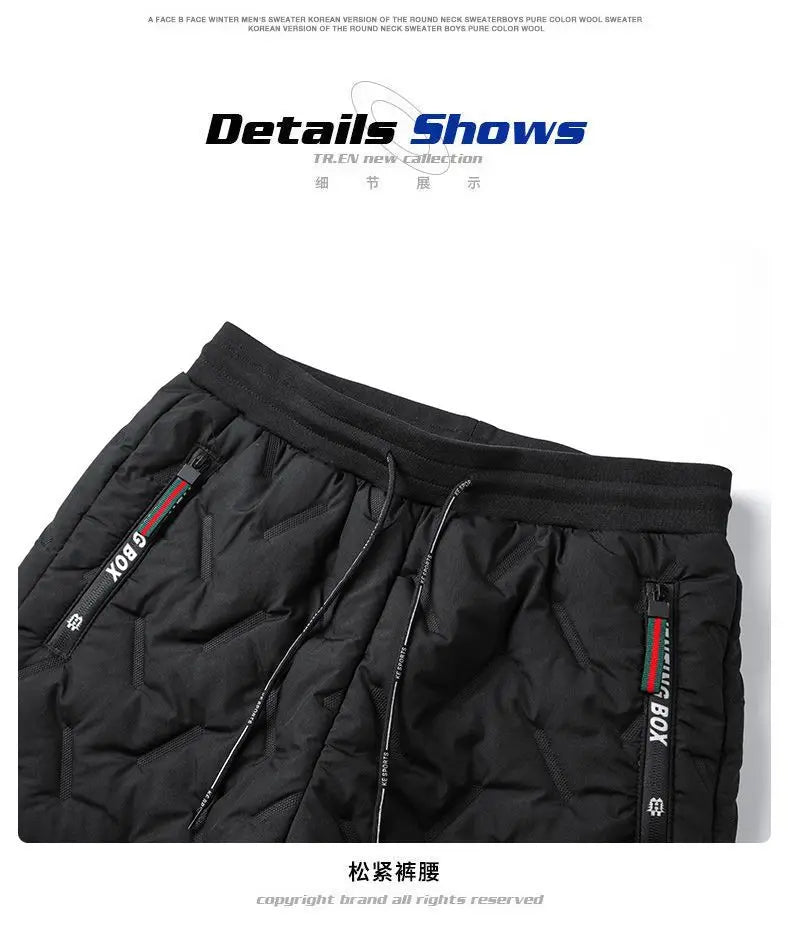 Winter Lambswool Warm Pants – Men’s Fleece Joggers