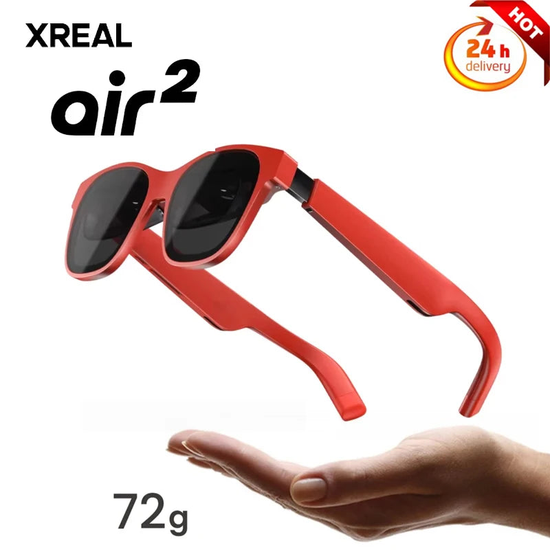 XREAL Air 2 AR Glasses – Massive 130" Full HD Screen, Lightweight & Comfortable