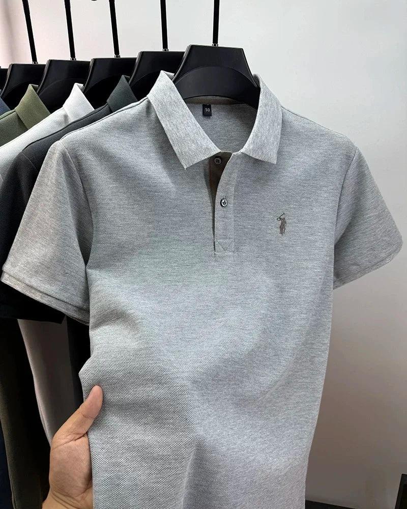 Men’s Cotton Polo with Embroidery