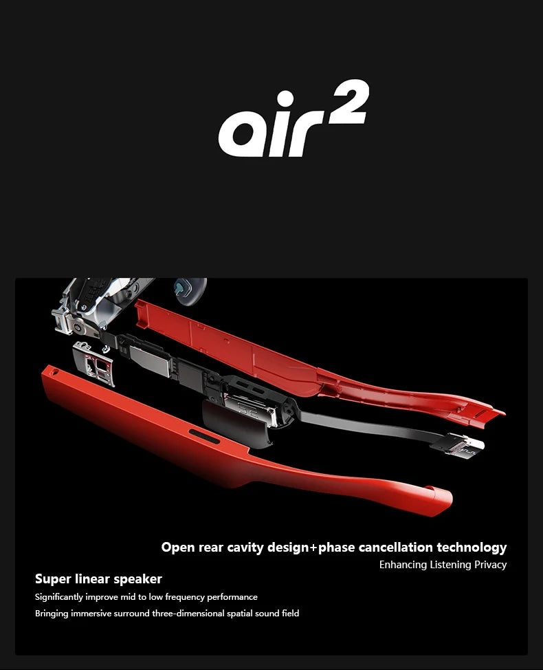 XREAL Air 2 AR Glasses – Massive 130" Full HD Screen, Lightweight & Comfortable