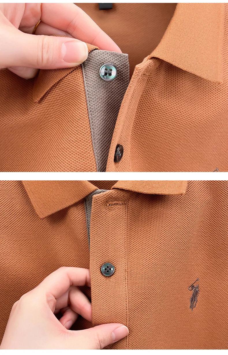 Men’s Cotton Polo with Embroidery