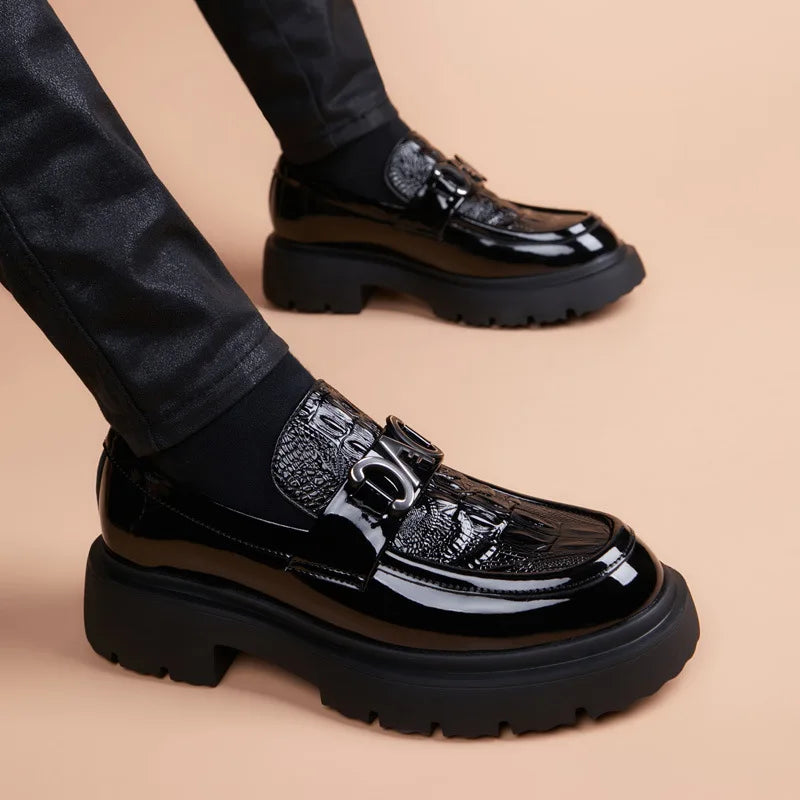 Luxury Men’s Leather Oxford Shoes – Business, Casual & Formal Comfort