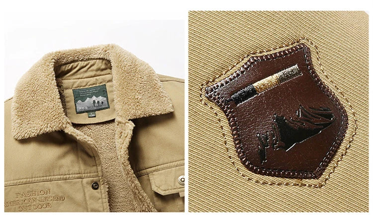 Men’s Winter Fleece Jacket – Thick, Warm & Windproof Casual Coat