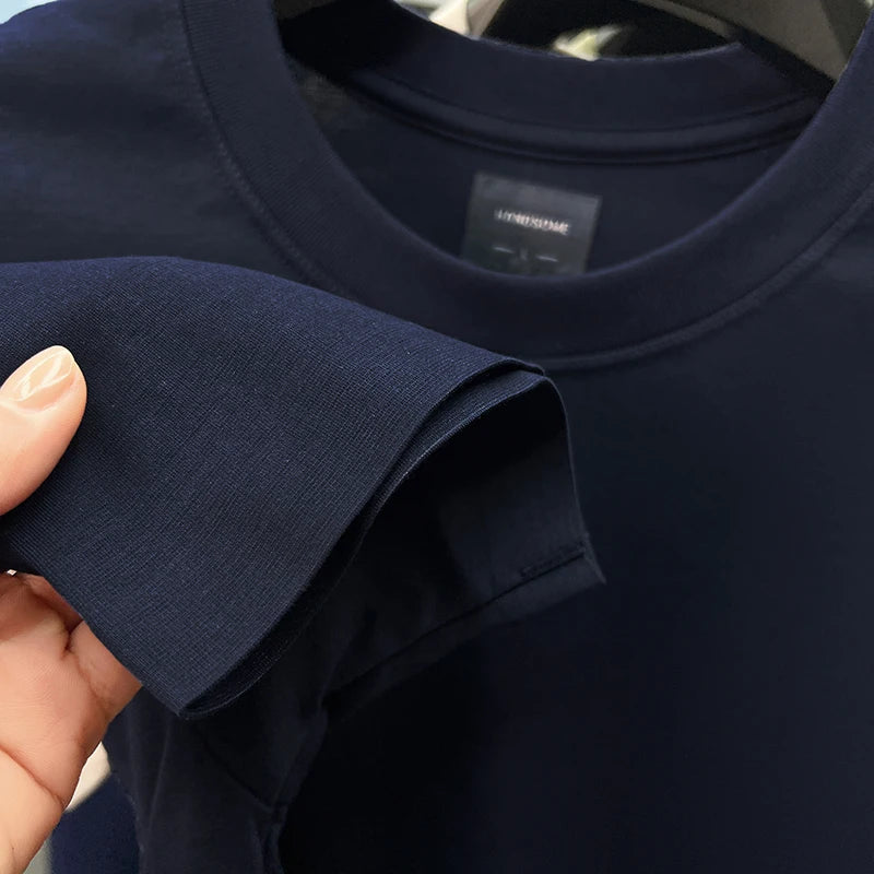 Men’s Silky Cotton T-Shirt – Breathable, Stylish & Comfortable Summer Wear