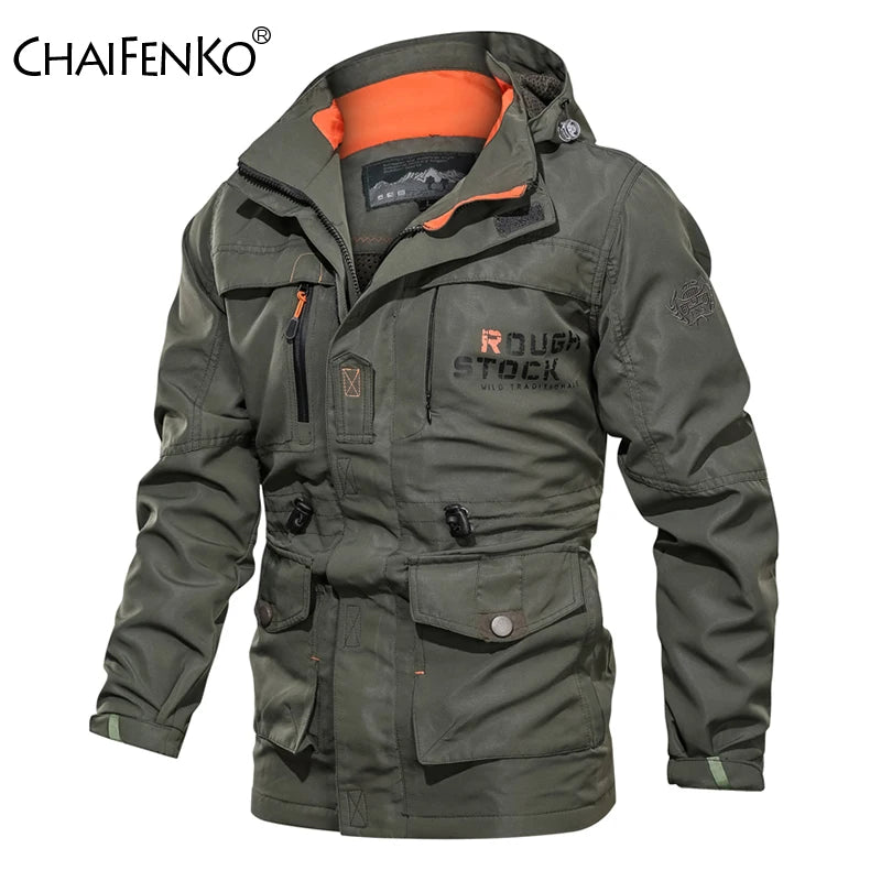 CHAIFENKO® Military Outdoor Jacket made for men who value presence, comfort, and performance in every environment.