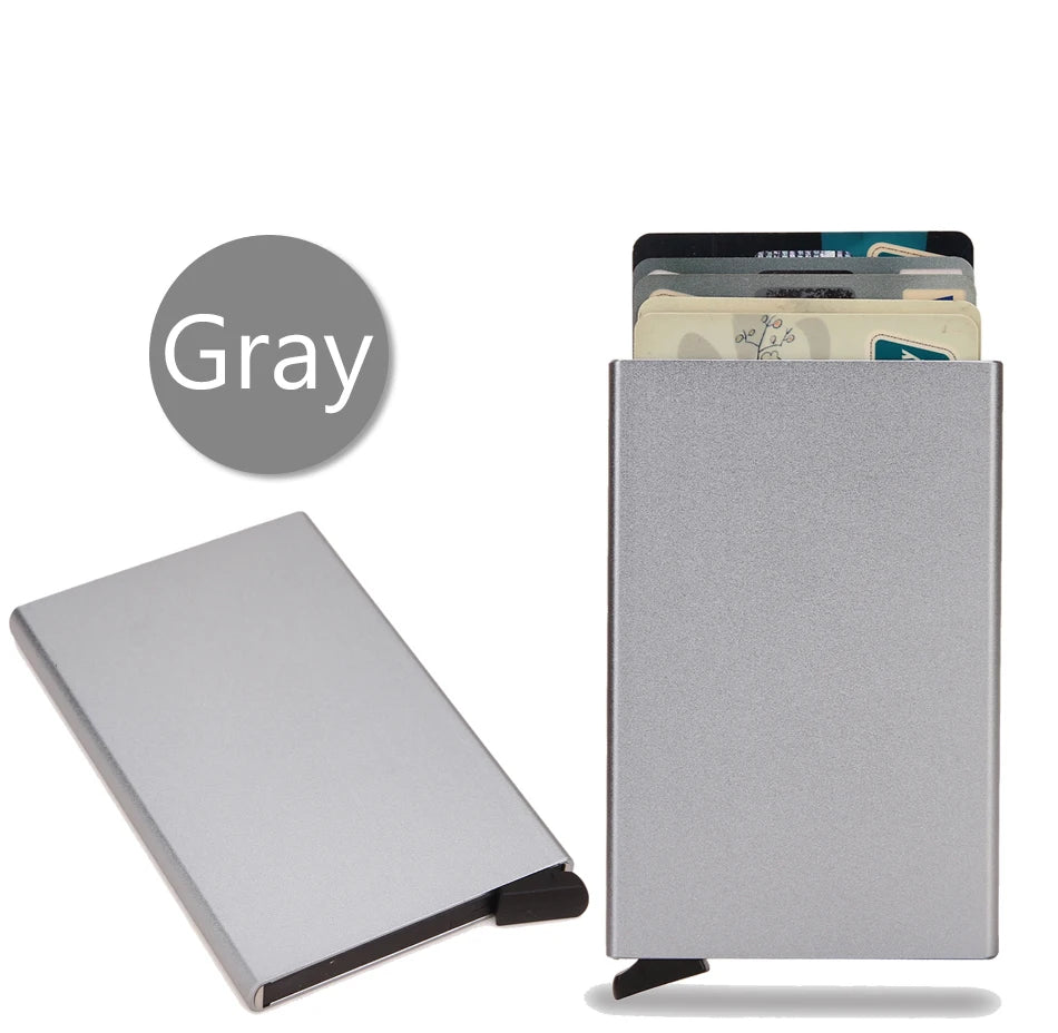 Smart Wallet – Slim Metal Card Holder for Men & Women