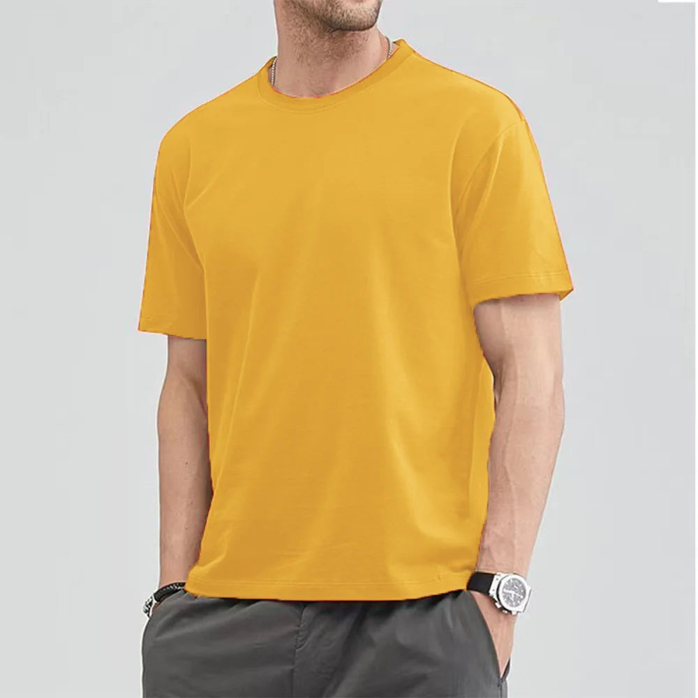 King Billion Cotton T-Shirt – Unisex Solid Color Basic Tee for Summer