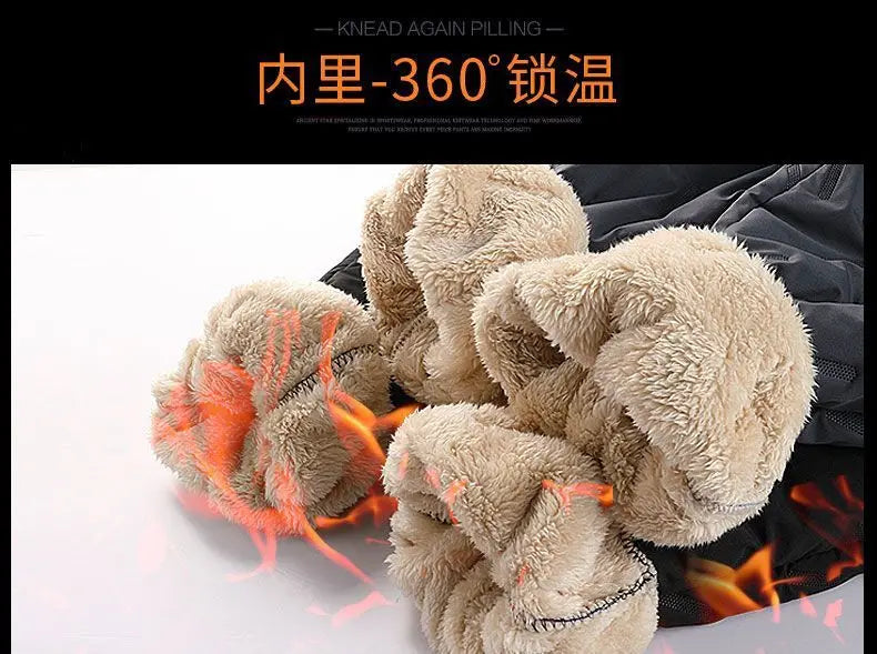 Winter Lambswool Warm Pants – Men’s Fleece Joggers