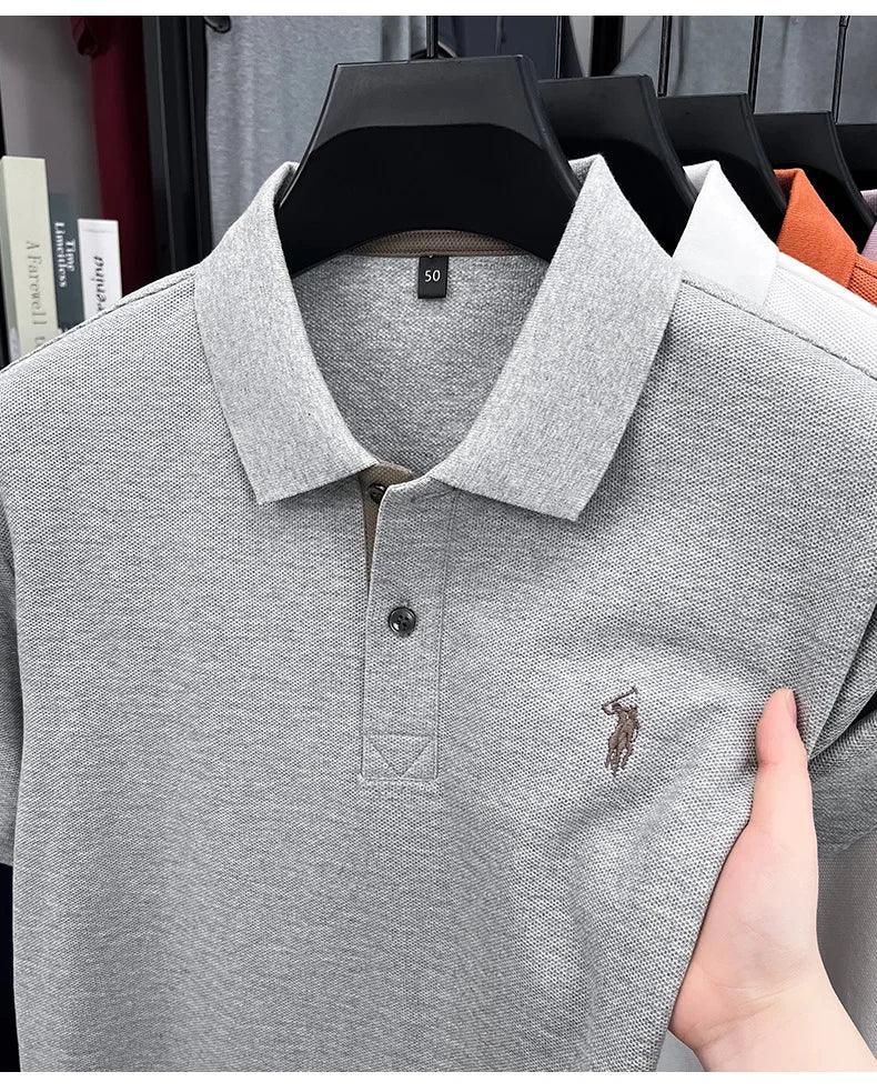 Men’s Cotton Polo with Embroidery