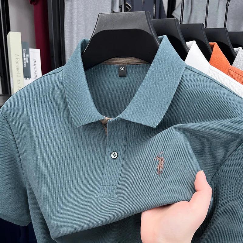 Men’s Cotton Polo with Embroidery