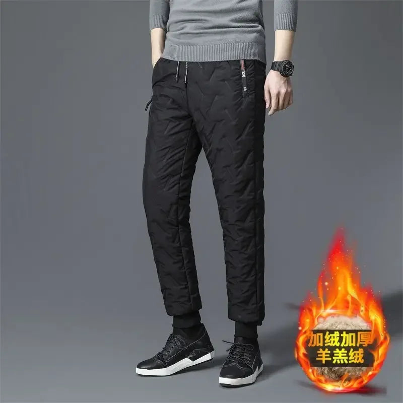 Winter Lambswool Warm Pants – Men’s Fleece Joggers
