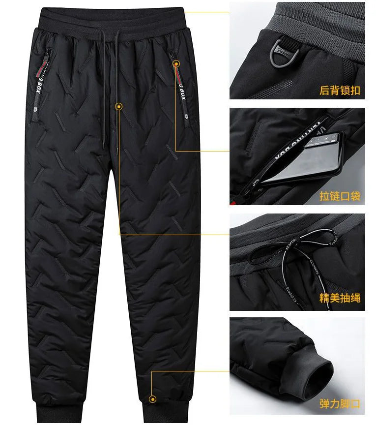 Winter Lambswool Warm Pants – Men’s Fleece Joggers