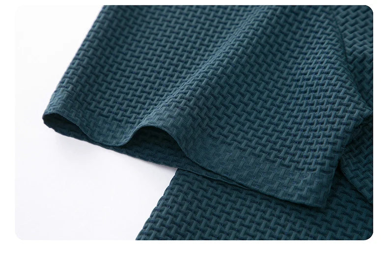 Men’s Ice Silk Polo Shirt – Breathable, Wrinkle-Resistant Summer Top